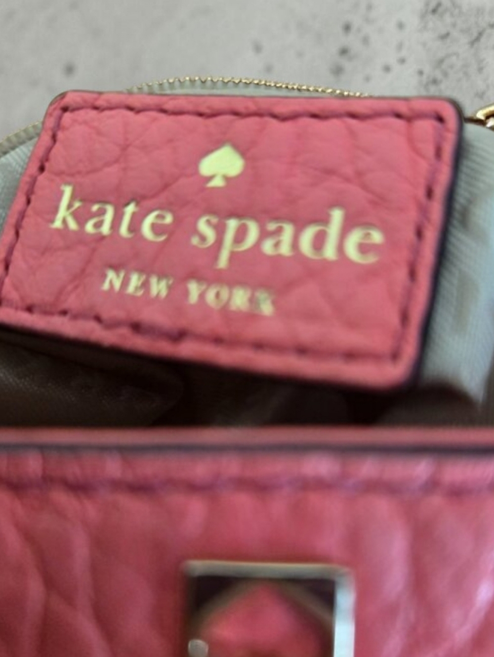 Kate Spade New York Peony Pink Leather Crossbody Bag - Picture 6 of 8